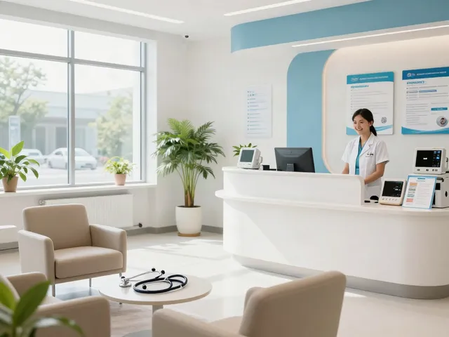 A healthcare provider consultation scene showcasing medical services and the importance of patient care in aviation studies and situs gacor through advanced health education.