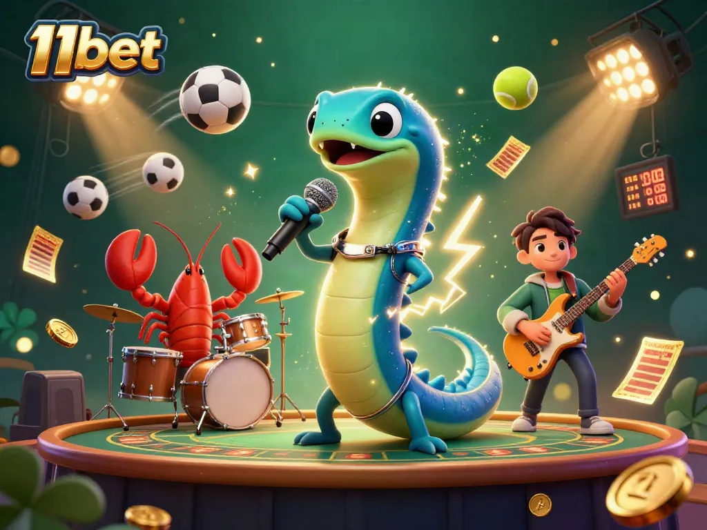 Join the excitement of 11bet with a lively underwater casino featuring dynamic characters and gaming elements.