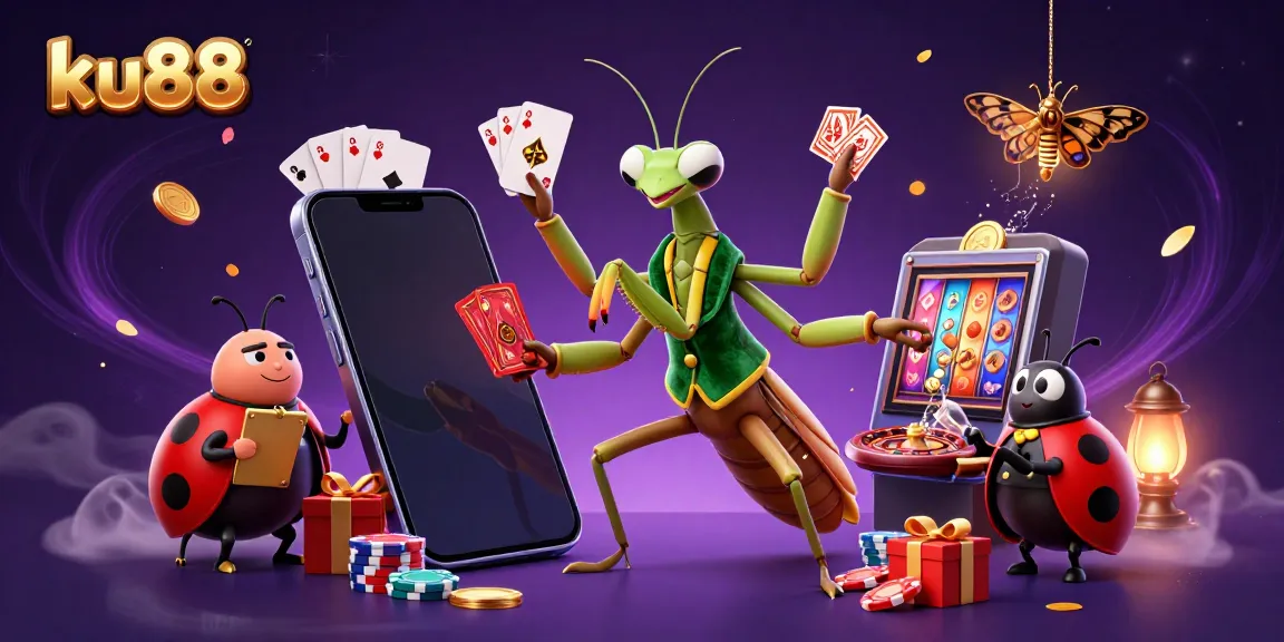 Experience the excitement of ku88 with dynamic characters in a vibrant casino scene.