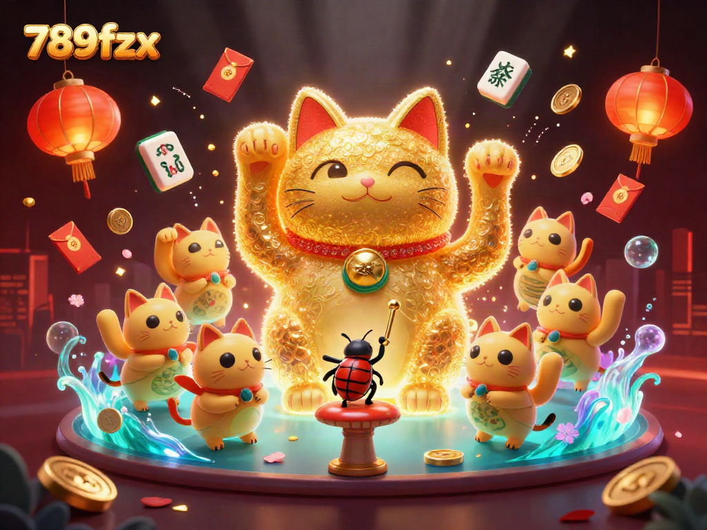 Experience vibrant 789fzx casino thrills with golden fireflies and dynamic elements.