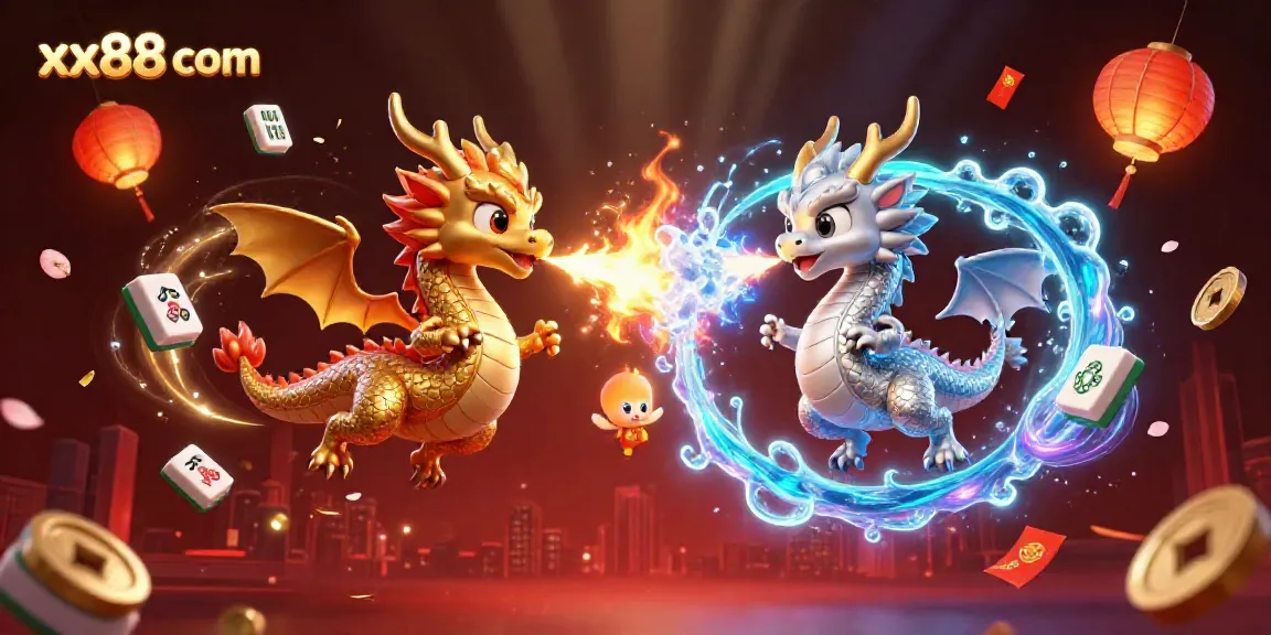 Engage in exciting gameplay experiences at xx88 com with unique fire and ice dragon duel art