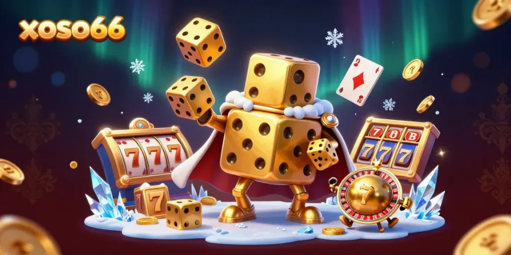 Experience thrilling wins at xoso66 with dynamic golden dice and lively casino elements.