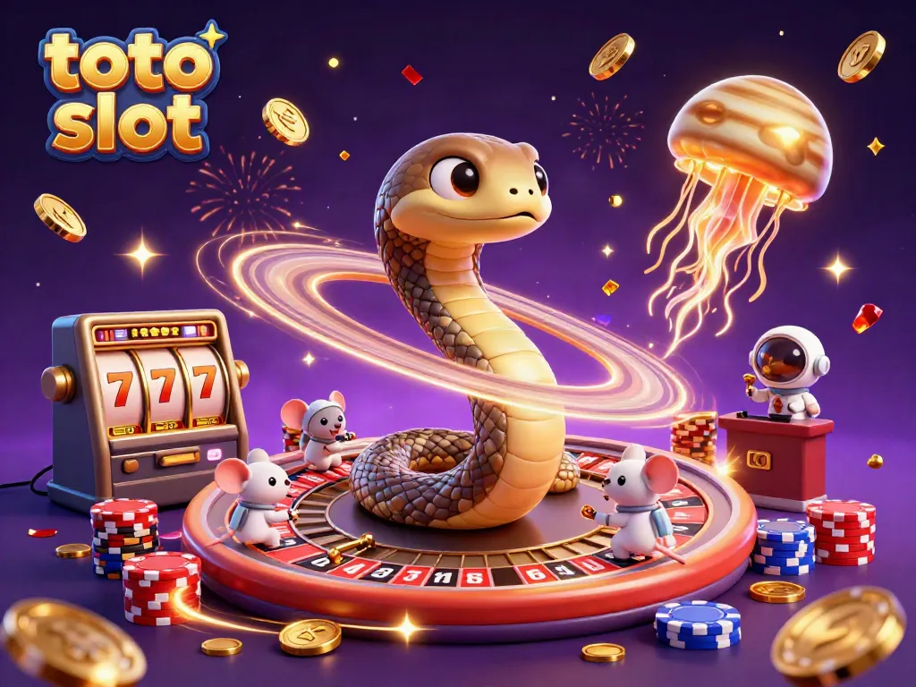 Experience the thrill of toto slot with 3D dynamic casino action and whimsical characters!