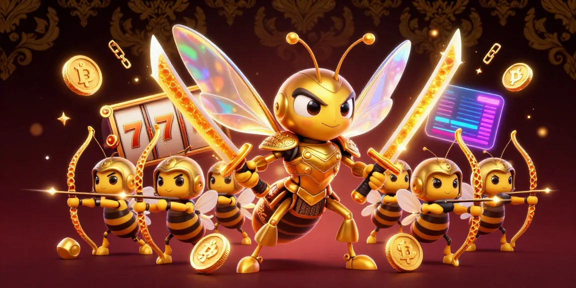 Experience the thrill of ta88 with golden hornet samurai and vibrant slot reels in a dazzling atmosphere.