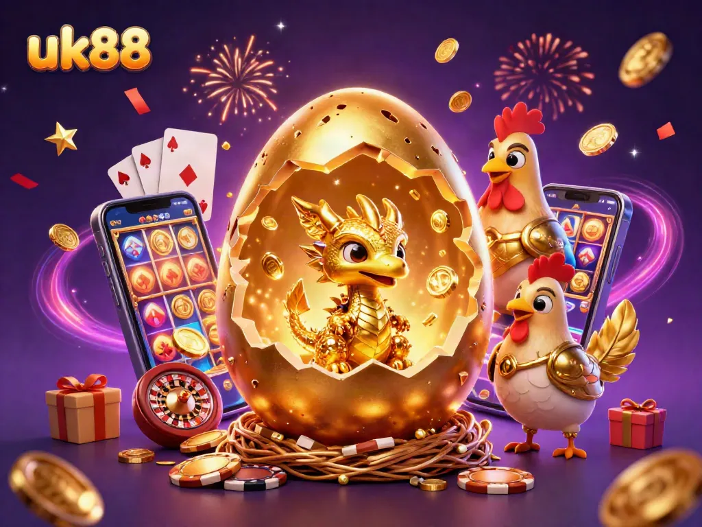 Experience thrilling wins at uk88 with a dazzling dragon revealing gold chips and exciting games.
