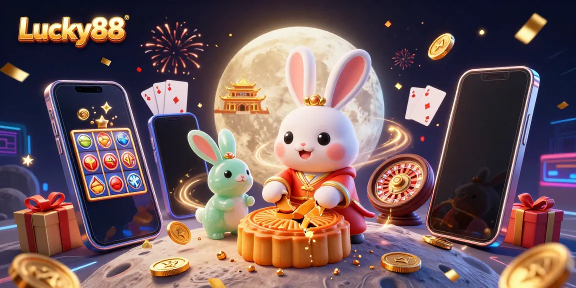 Engage in exciting gameplay with Lucky88, featuring charming characters and vibrant casino elements