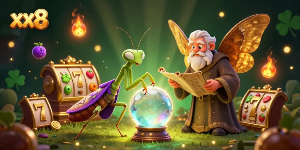 Experience thrilling moments with xx8's vibrant slot games featuring mystical characters and rich assets.