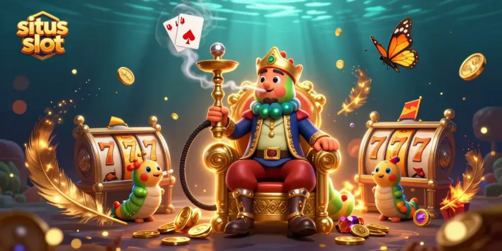 Menggali situs slot terbaik dengan karakter unik dalam ilustrasi 3D yang memperlihatkan permainan slot yang penuh warna.